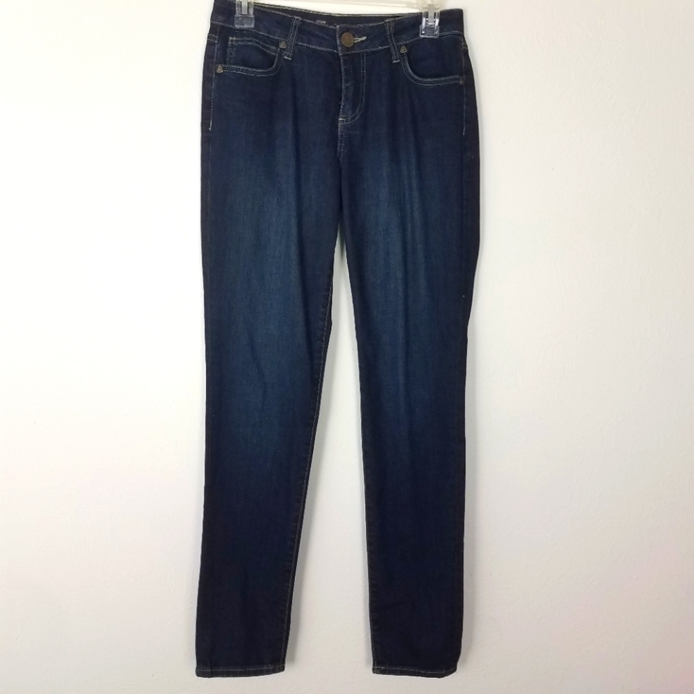 Kut From the Kloth Diana Kurvy Crop Skinny Jeans Size 26‎ Mid-Rise